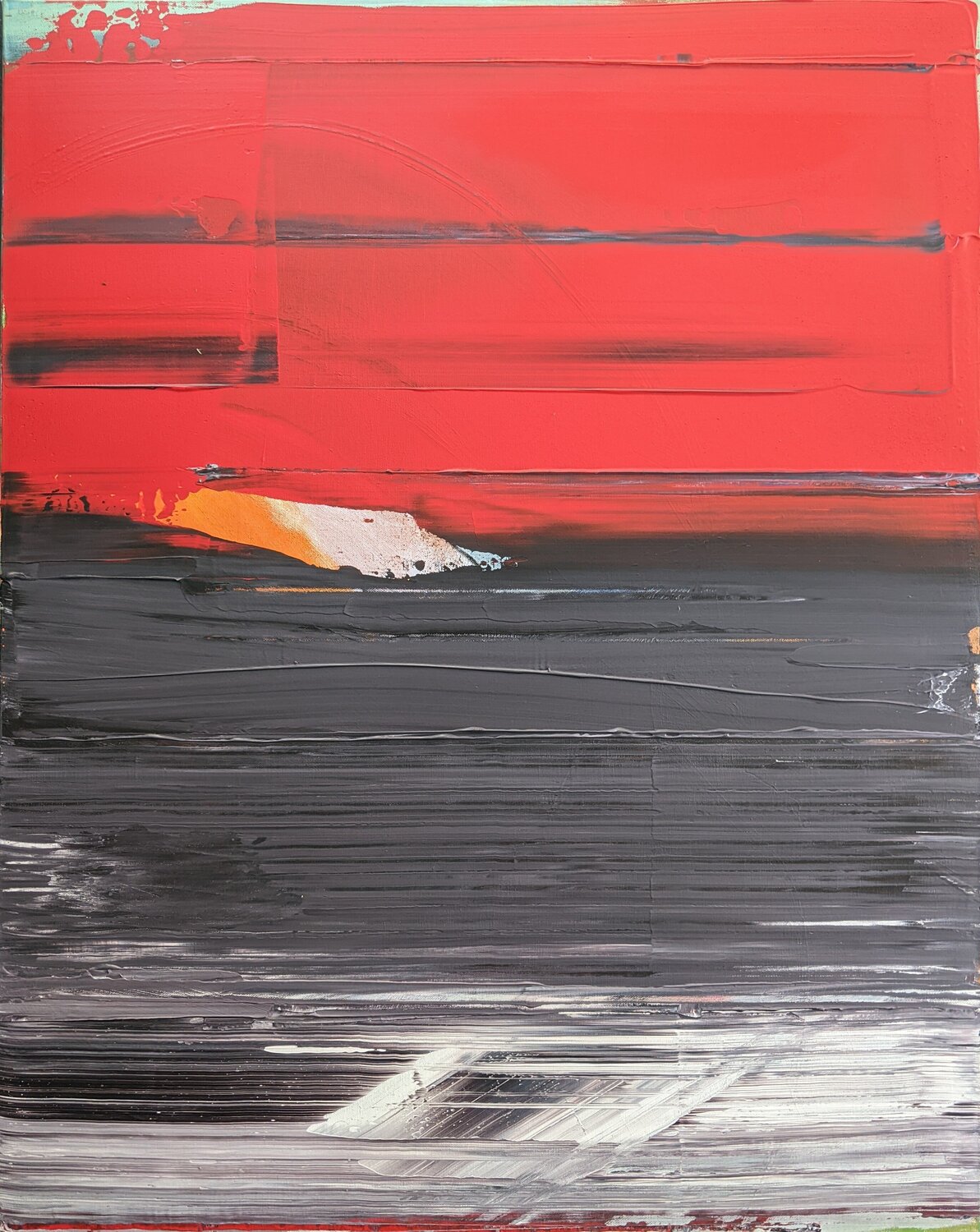 Little Sunset Benoît Guérin Original painting for sale