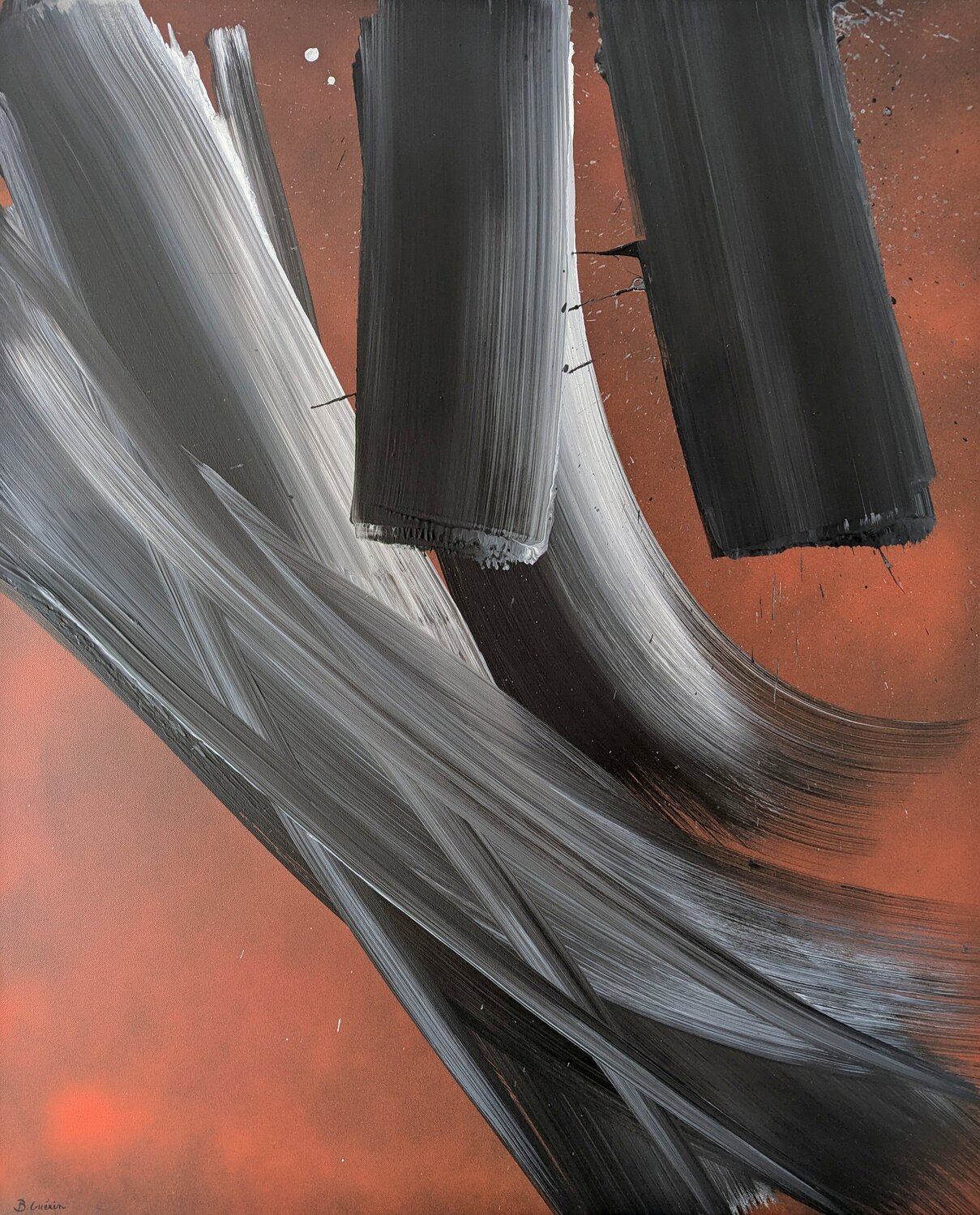Élan brut Benoît Guérin Original painting for sale