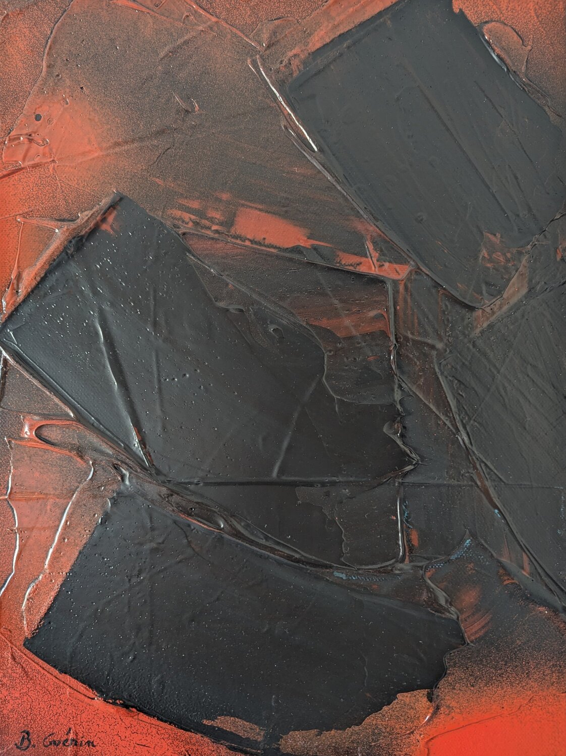 Brasero Benoît Guérin Original painting for sale