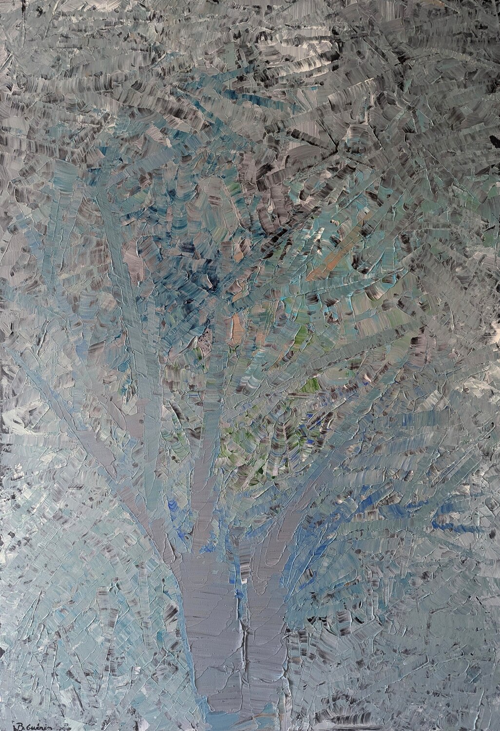 Le gardien de l'oubli Benoît Guérin Original painting for sale