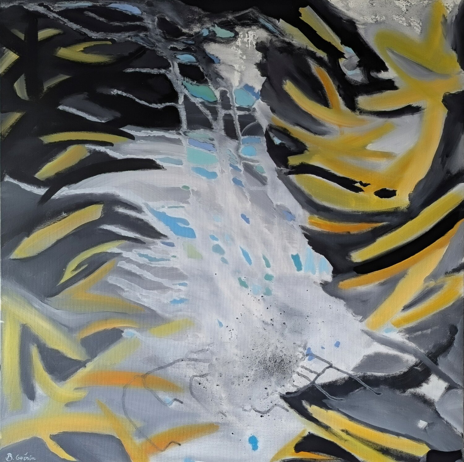 Phoenix Benoît Guérin Original painting for sale