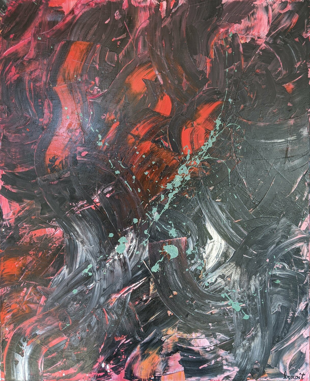 Dolor Animi Benoît Guérin Original painting for sale