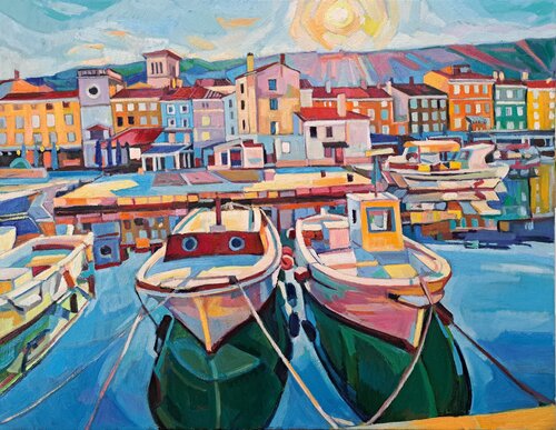 Morning on Cres by Maja Đokić Mihajlović, Painting for Sale on Select