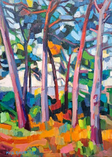 Forest by Maja Đokić Mihajlović, Painting for Sale on Select