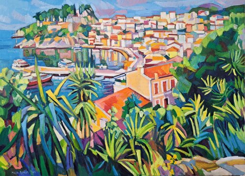 View of Parga by Maja Đokić Mihajlović, Painting for Sale on Select