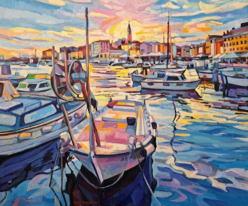 Catch the sun by Maja Đokić Mihajlović, Painting for Sale on Select