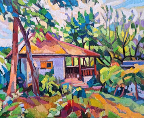 Old house by Maja Đokić Mihajlović, Painting for Sale on Select