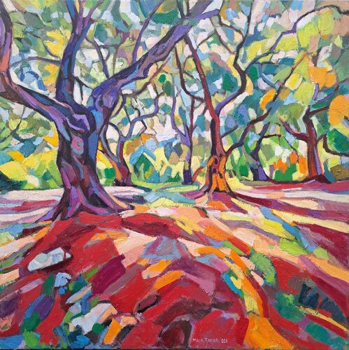 Summer Grove by Maja Đokić Mihajlović, Painting for Sale on Select