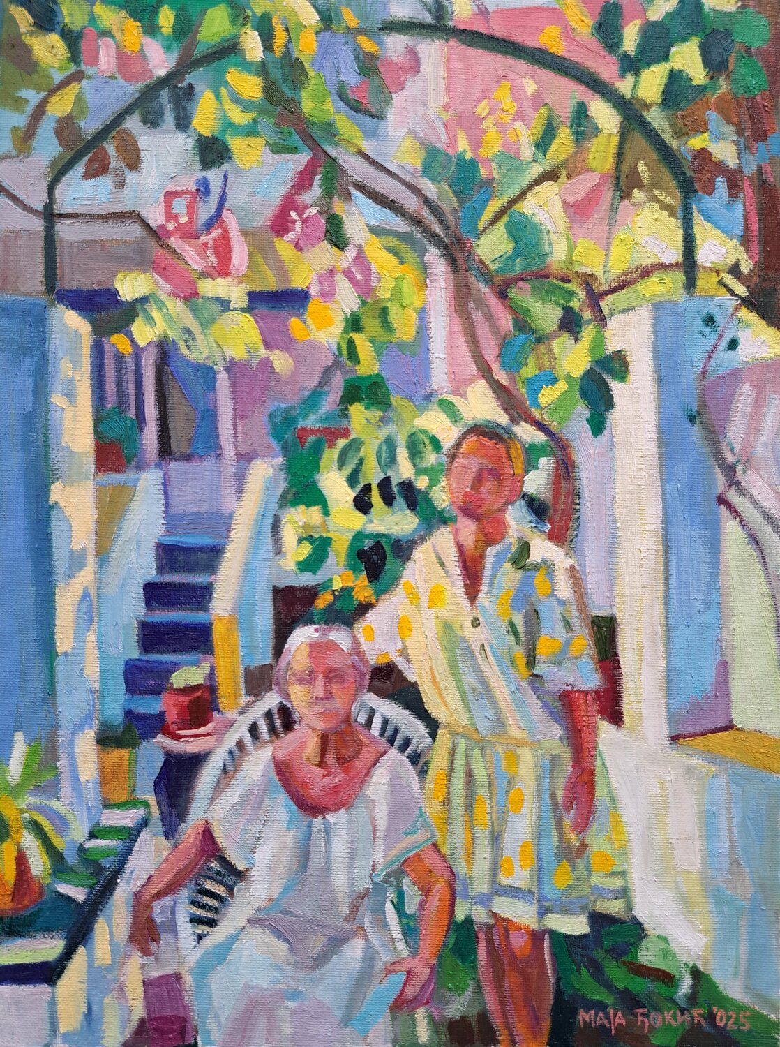 Family Maja Đokić Mihajlović Original painting for sale