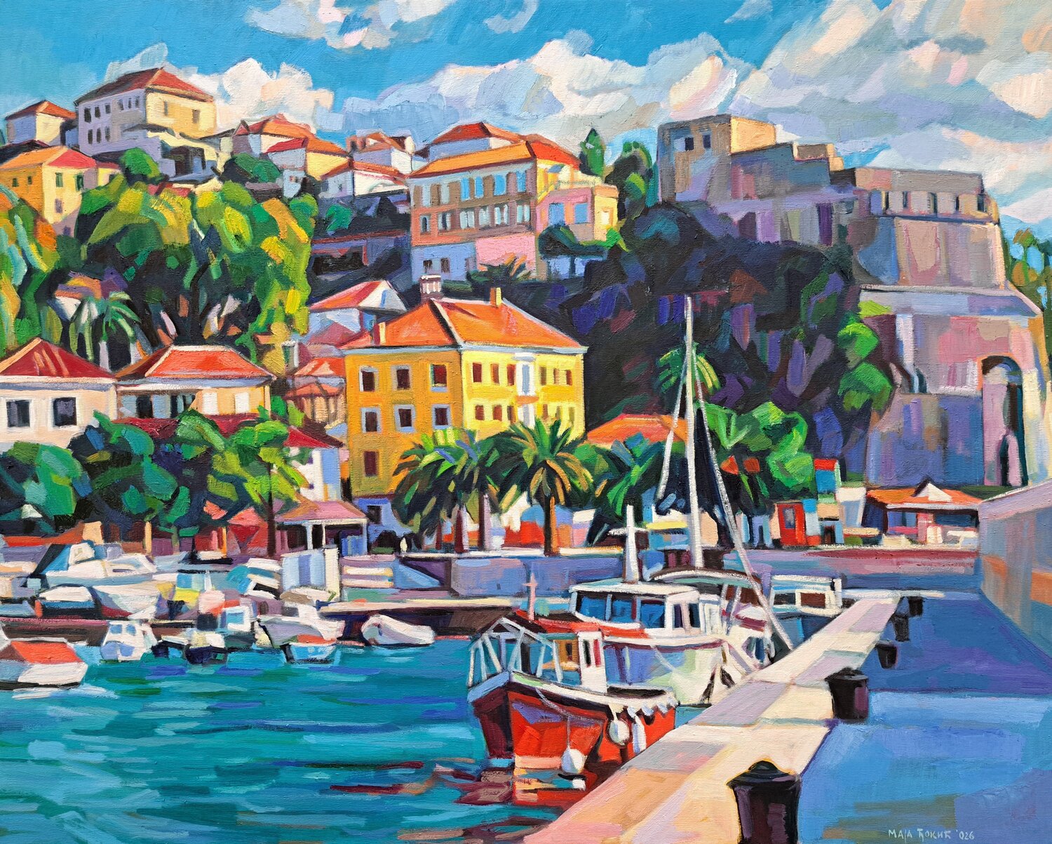Herceg Novi Maja Đokić Mihajlović Original painting for sale
