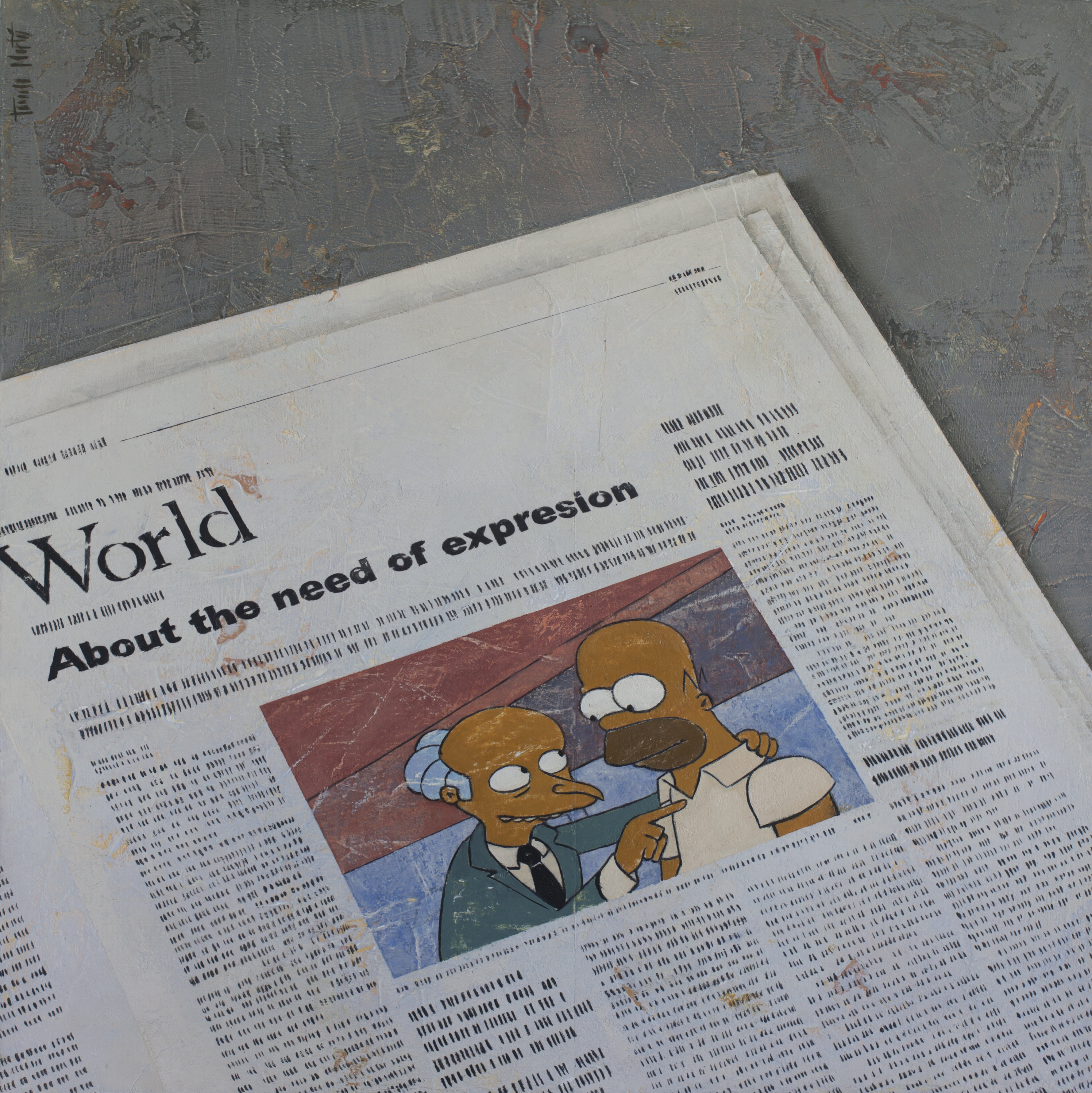 Topic Newspaper paintings