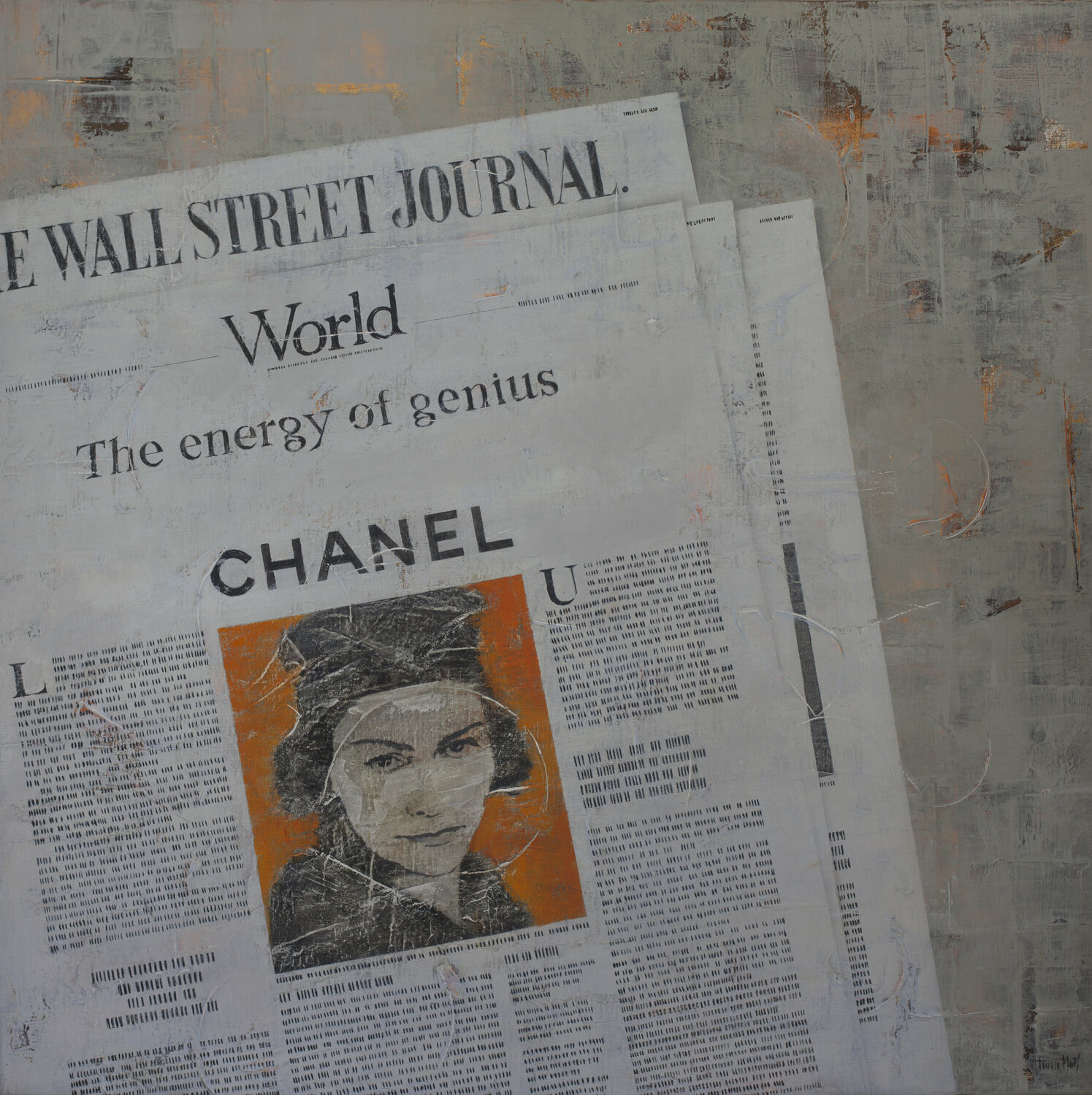 NEWS COCO CHANEL Tomasa Martín Original painting for sale