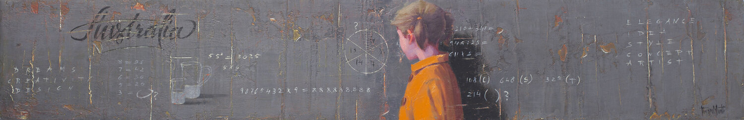 NUMBER GAME Tomasa Martín Original painting for sale