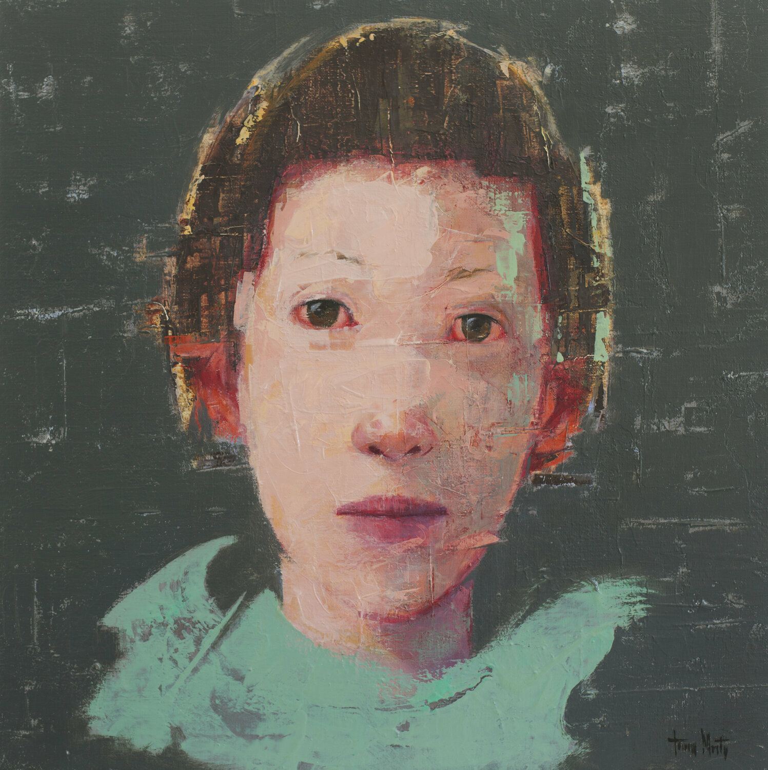 SAD WOMAN Tomasa Martín Original painting for sale