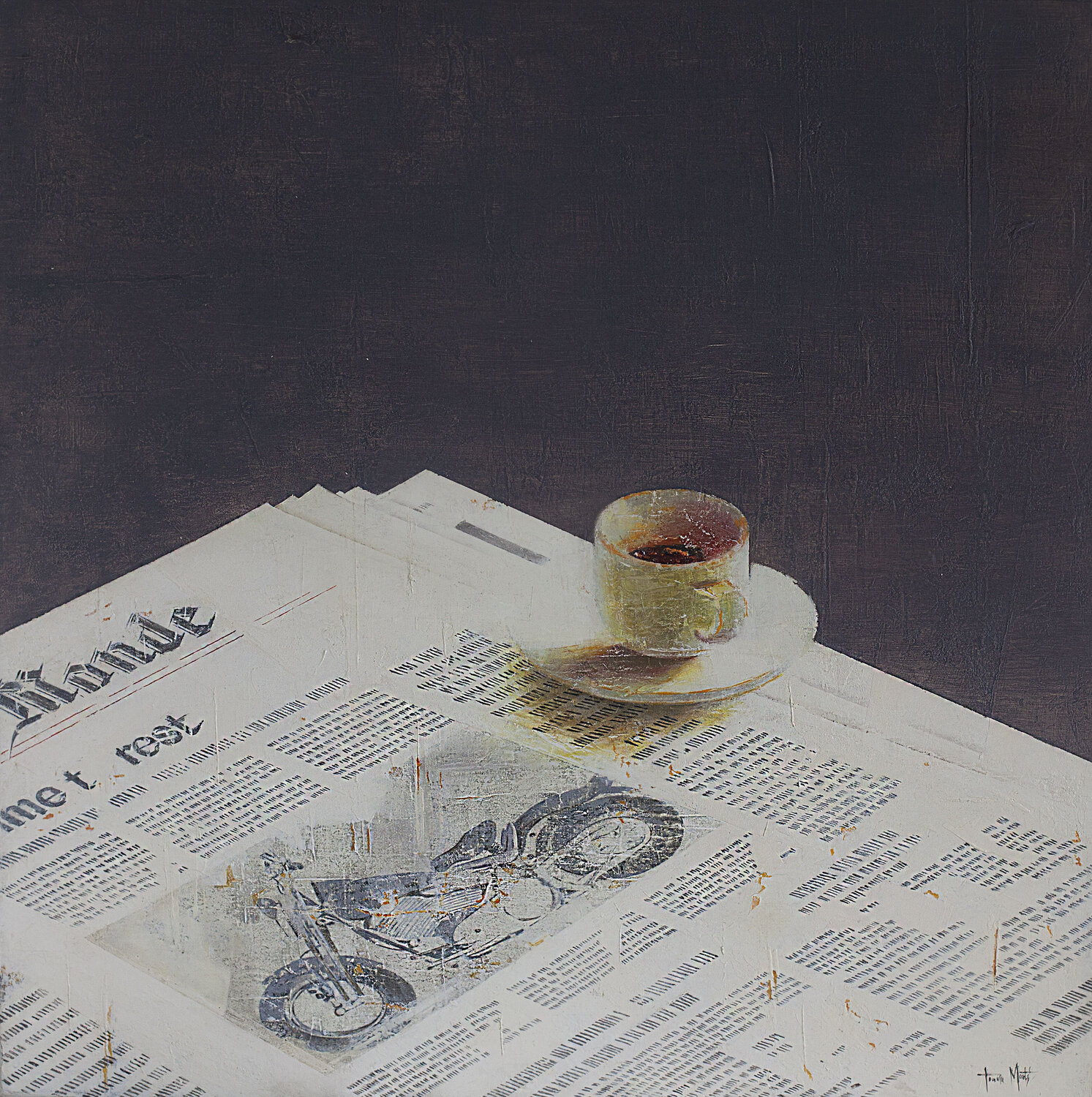 TIME TO REST I Tomasa Martín Original painting for sale