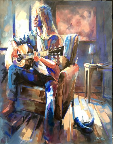 La musique adoucit les mœurs by Sylvie Gérard, Painting for Sale on Select
