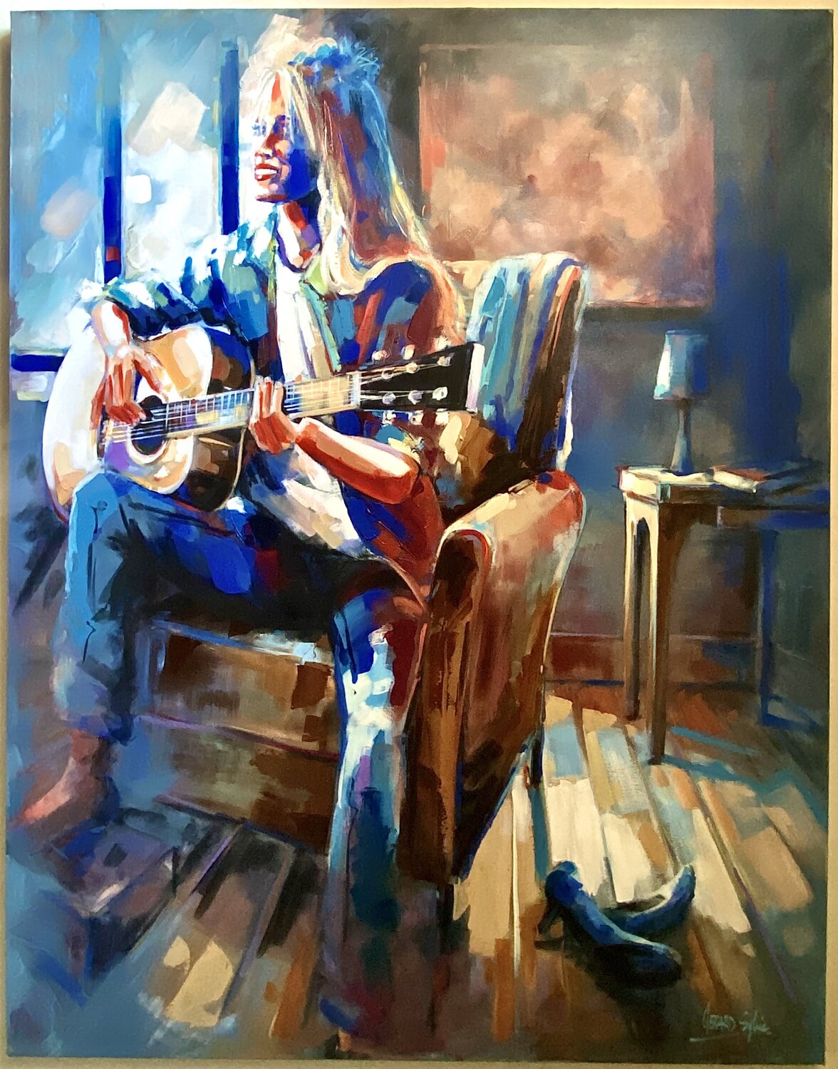 La musique adoucit les mœurs Sylvie Gérard Original painting for sale