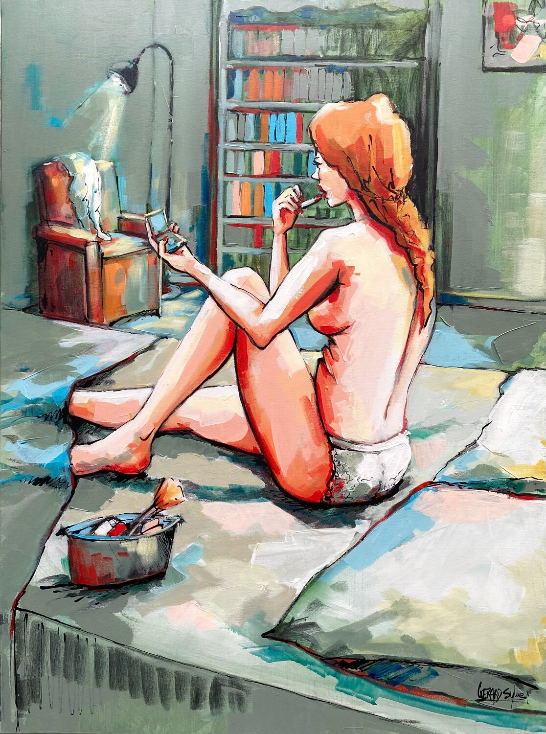À porter en toute occasion ! Sylvie Gérard Original painting for sale