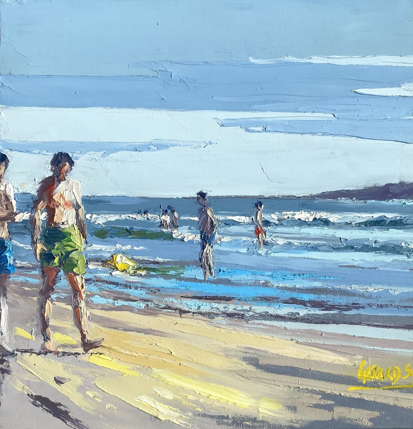 Ressourçant Sylvie Gérard Original painting for sale