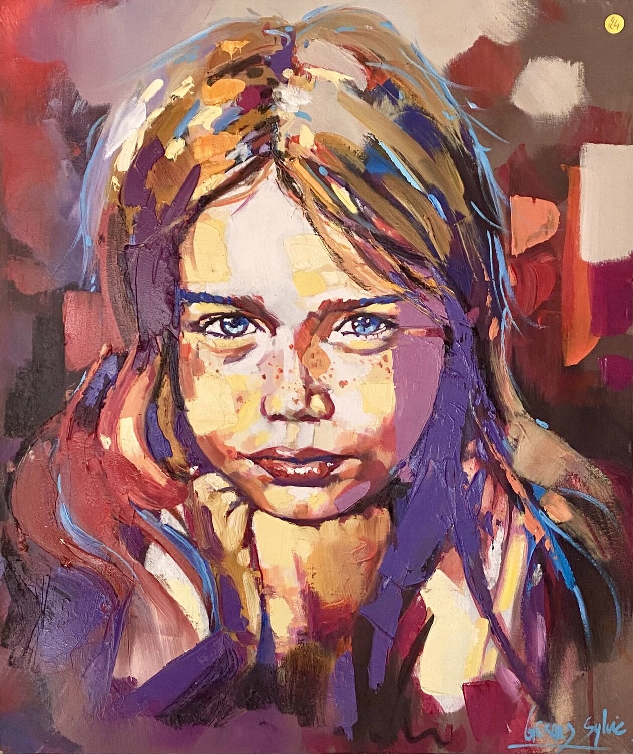 J'ai décidé Sylvie Gérard Original painting for sale