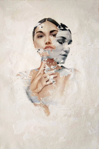 Fracti III by Raúl Lara, Painting for Sale on Select