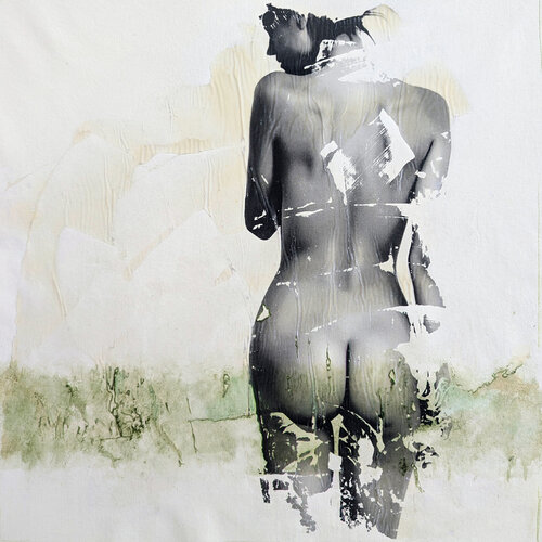 aetherius reverie viridis by Raúl Lara, Painting for Sale on Select