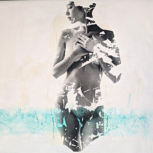 aetherius reverie Smaragdus by Raúl Lara, Painting for Sale on Select