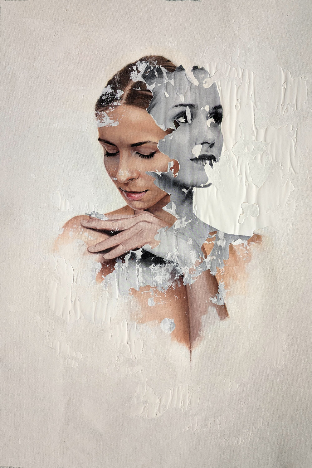Fracti VIII Raúl Lara Original painting for sale