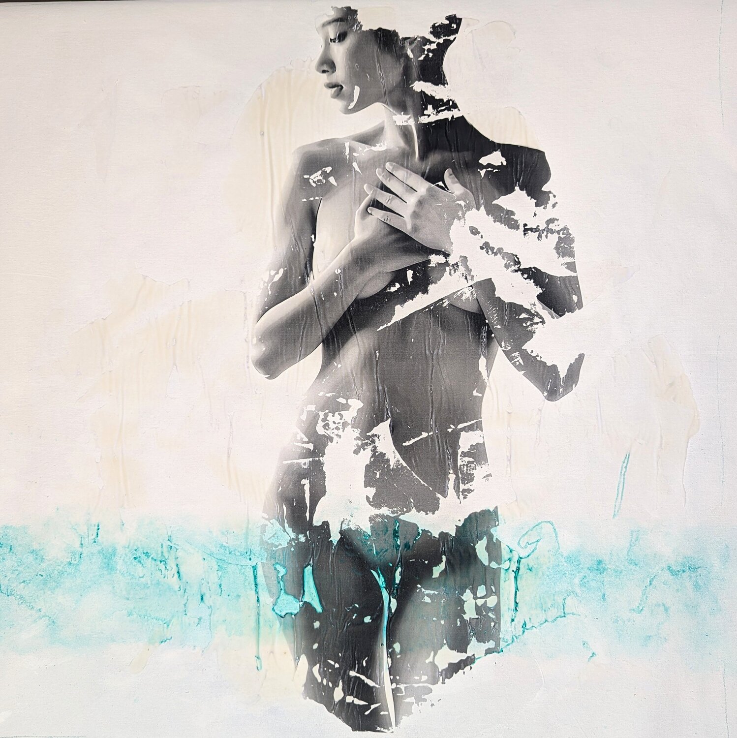 aetherius reverie Smaragdus Raúl Lara Original painting for sale