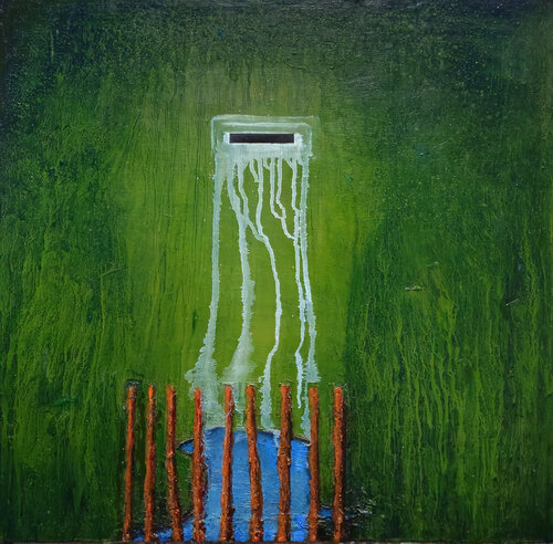 Electricity Comes from Other Planets by Shelton Walsmith, Painting for Sale on Select