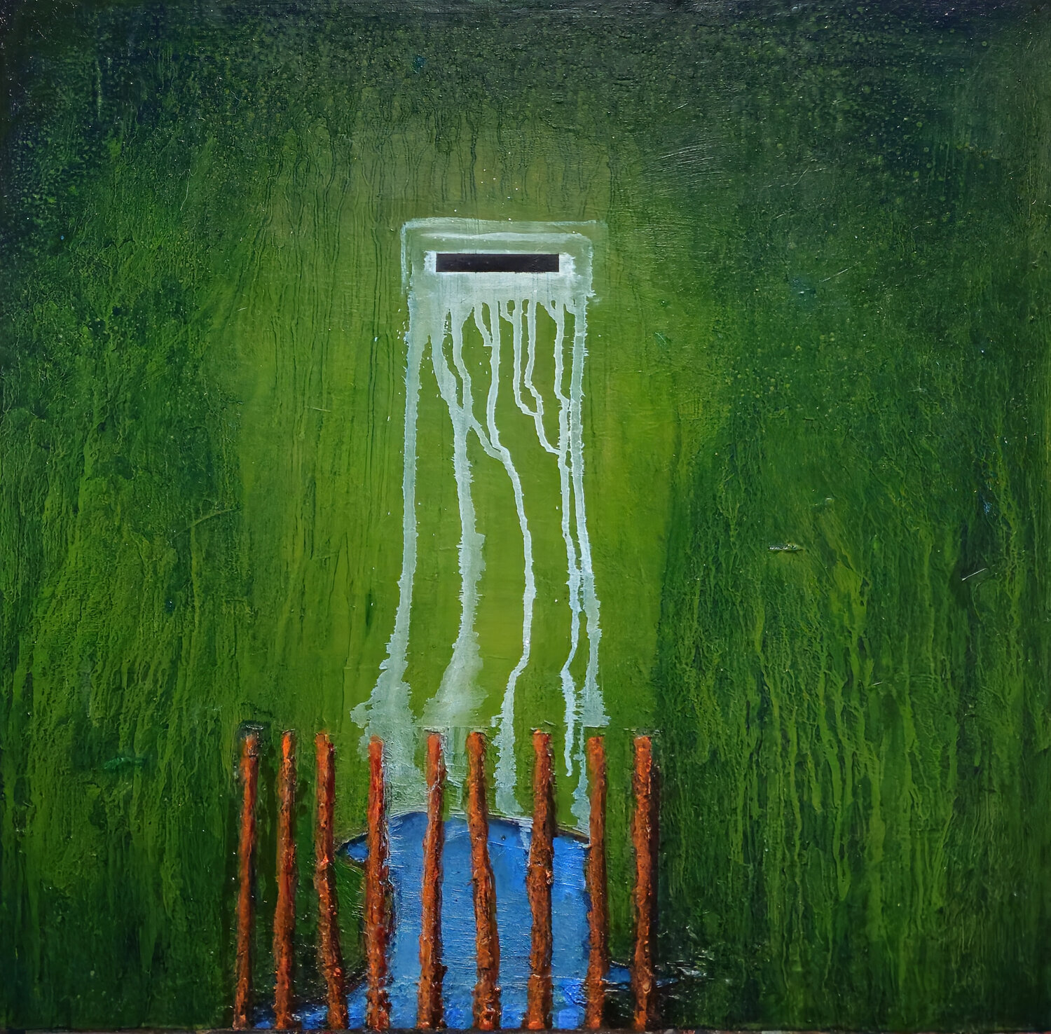 Electricity Comes from Other Planets Shelton Walsmith Original painting for sale