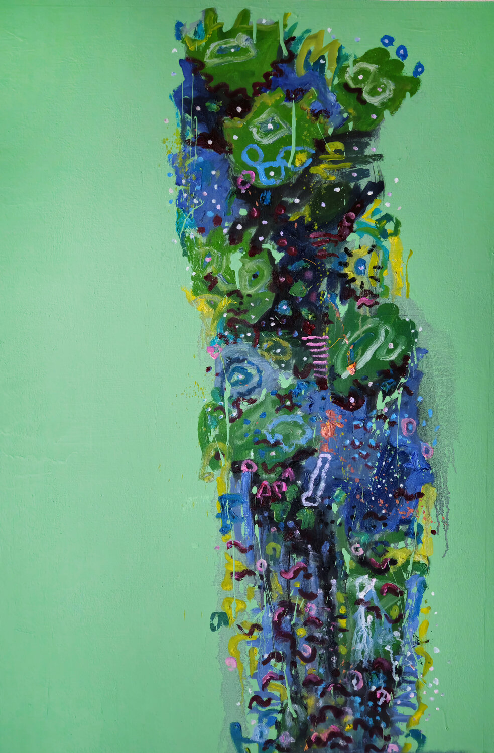 No End of Funeary Flowers Shelton Walsmith Original painting for sale