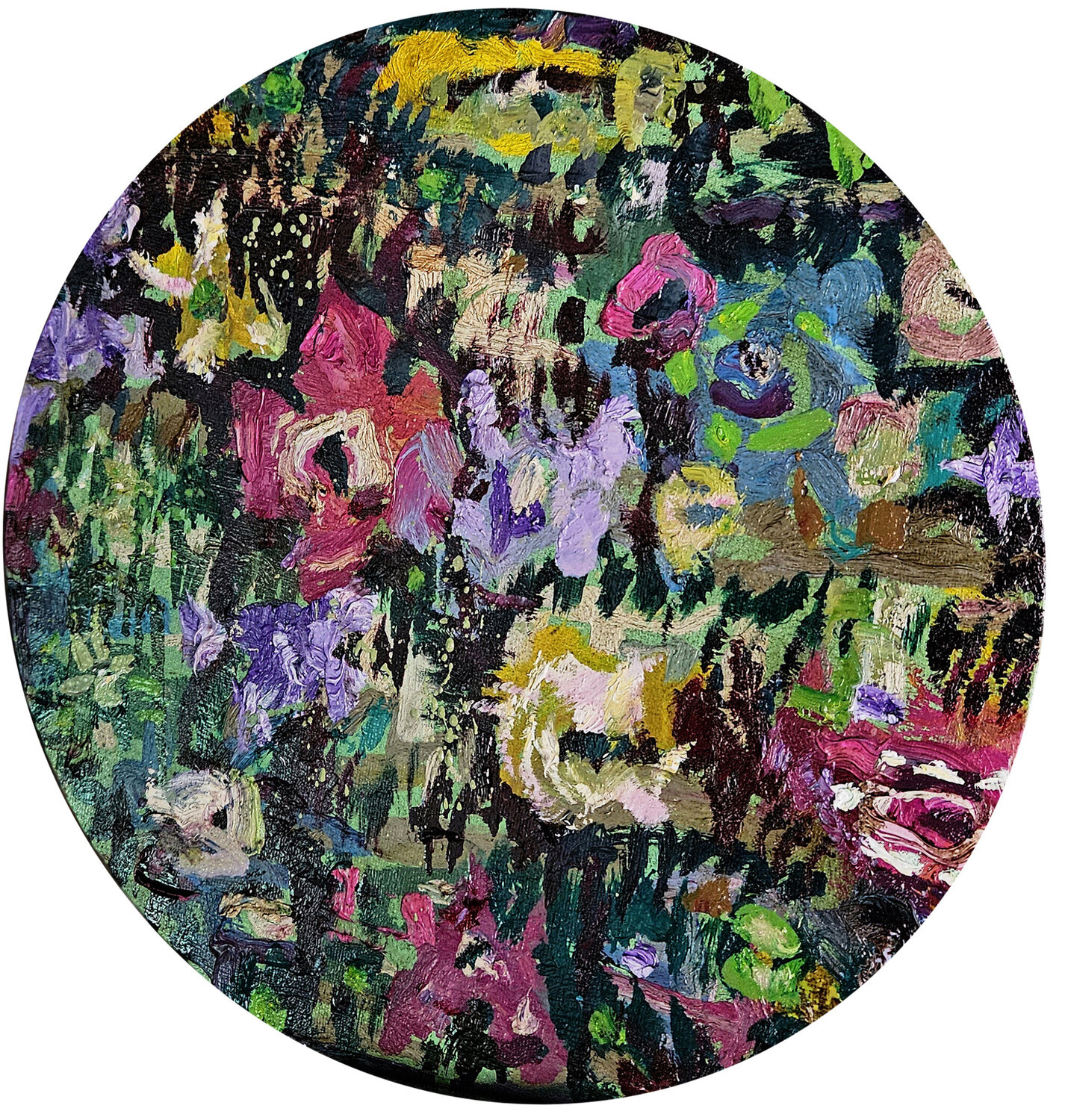 Summer Tondo Shelton Walsmith Original painting for sale