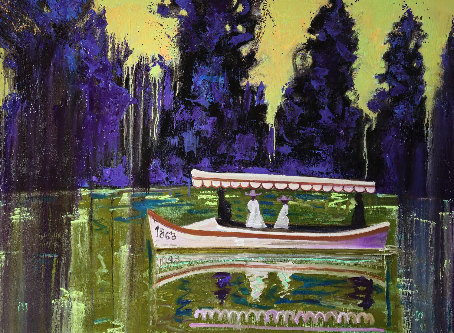 The last spree of 1863 Shelton Walsmith Original painting for sale
