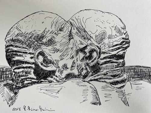Ear Wisper by Manuella Muerner Marioni, Drawing for Sale on Select