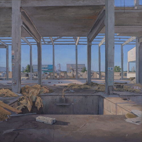 El foso by Juan Manuel Alvarez Cebrián, Painting for Sale on Select