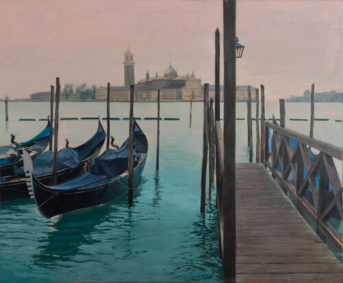 Venecia II by Juan Manuel Alvarez Cebrián, Painting for Sale on Select