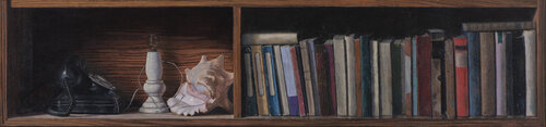 Libreria I by Juan Manuel Alvarez Cebrián, Painting for Sale on Select