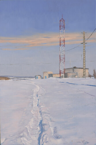 Nevada en los Depositos II by Juan Manuel Alvarez Cebrián, Painting for Sale on Select