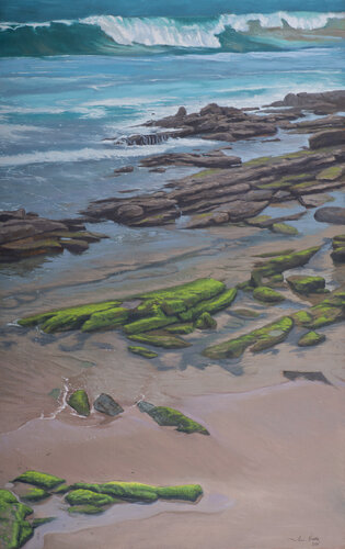 Orilla de mar II by Juan Manuel Alvarez Cebrián, Painting for Sale on Select