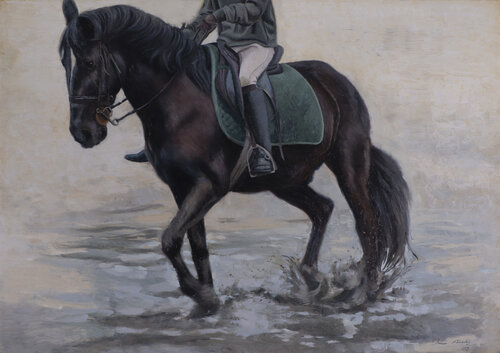 Jinete by Juan Manuel Alvarez Cebrián, Painting for Sale on Select