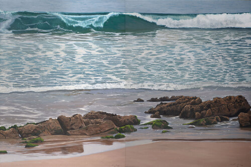 Orilla. (díptico). by Juan Manuel Alvarez Cebrián, Painting for Sale on Select