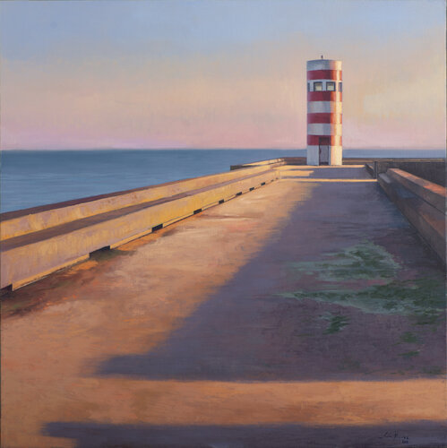 Farolim da Barra do Douro III by Juan Manuel Alvarez Cebrián, Painting for Sale on Select
