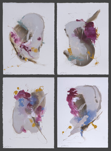 Susurros del color I-II-III-IV by Juan Manuel Alvarez Cebrián, Painting for Sale on Select