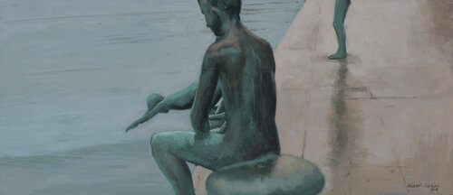 Raqueros III by Juan Manuel Alvarez Cebrián, Painting for Sale on Select