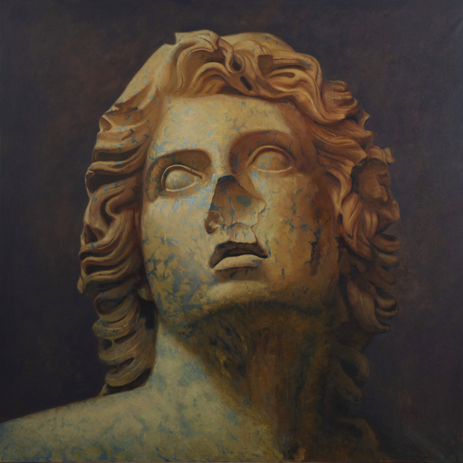 Rostro II Juan Manuel Alvarez Cebrián Original painting for sale