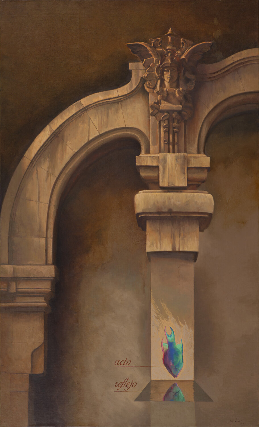 Acto Reflejo. Juan Manuel Alvarez Cebrián Original painting for sale
