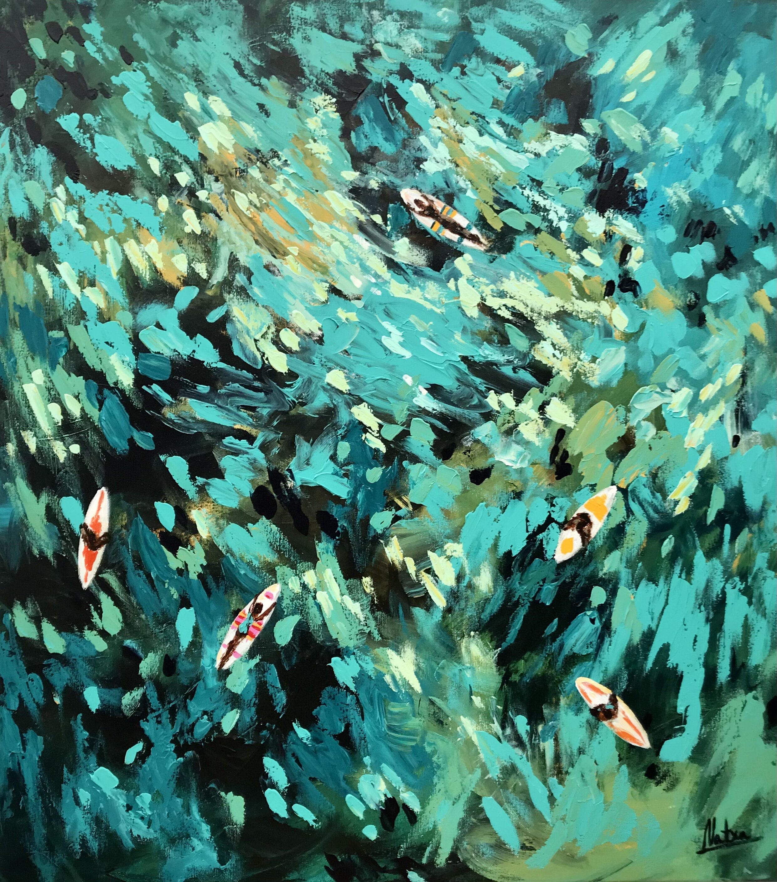 Topic Green paintings