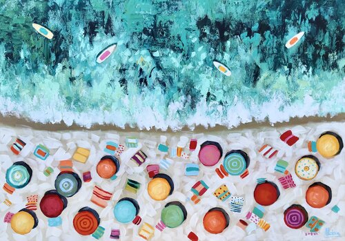 Perfect Summer Day by Natalia Nosek (NATXA), Painting for Sale on Select