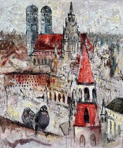 Munich by Natalia Nosek (NATXA), Painting for Sale on Select